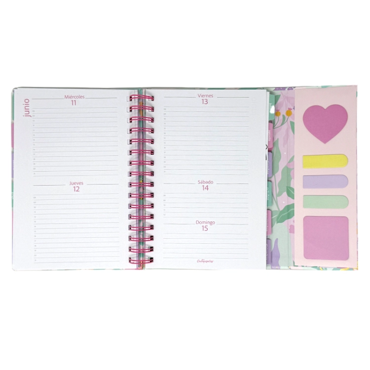 Agenda Mooving 2026 Quitapesares The Best Is Coming 15 x 21 cm 2 Dias por Pagina Art.1404203